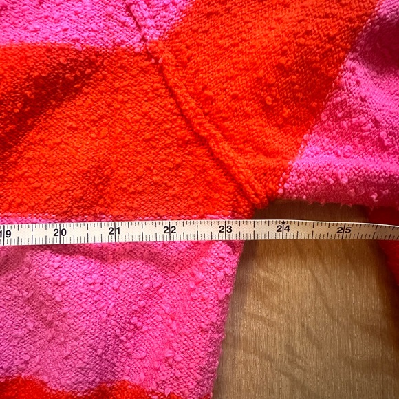 Free People Bold Pink and Red Striped Sweater - Picture 8 of 8